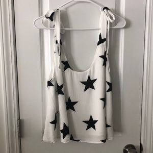 Stars Flowy Crop Top